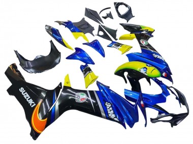 Buy 2011-2024 Suzuki GSXR 600 / GSXR 750 Motorcycle Fairings - Blue Yellow UK