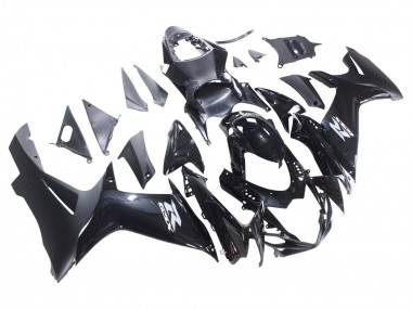 Buy 2011-2024 Suzuki GSXR 600 / GSXR 750 Motorcycle Fairings - Glossy Black Matte Black White Decal UK