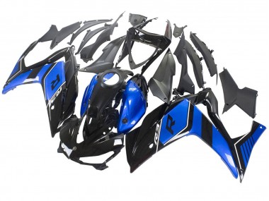 Buy 2015-2018 Yamaha YZF R3/R25 Motorcycle Fairing - Blue Glossy Black UK
