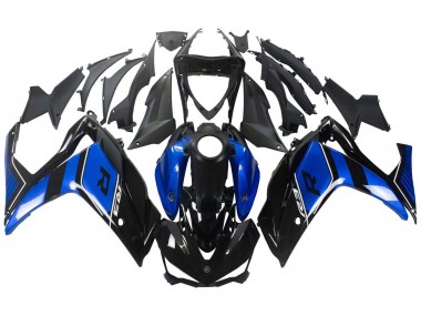 Buy 2015-2018 Yamaha YZF R3/R25 Motorcycle Fairing - Blue Glossy Black UK