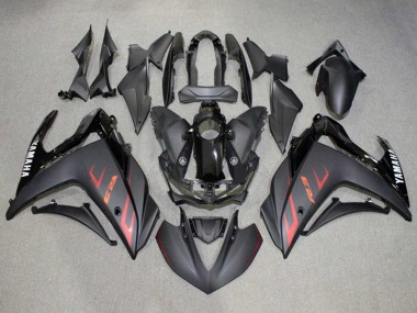 Buy 2015-2018 Yamaha YZF R3/R25 Motorcycle Fairings - Glossy Black Matte Black Red UK