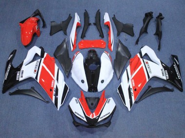 Buy 2015-2018 Yamaha YZF R3/R25 Motorcycle Fairings - White Red Black Petronas Yamalube UK