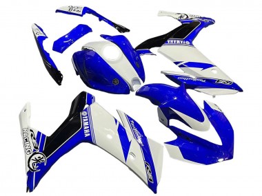 Buy 2015-2018 Yamaha YZF R3/R25 Motorcycle Fairings - White Blue Black Racing UK