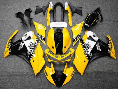 Buy 2015-2018 Yamaha YZF R3/R25 Motorcycle Fairings - Yellow White Black UK