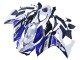2015-2018 Yamaha YZF R3/R25 Motorcycle Fairings - White Blue Black Yamalube UK