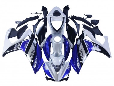 Buy 2015-2018 Yamaha YZF R3/R25 Motorcycle Fairings - White Blue Black Yamalube UK
