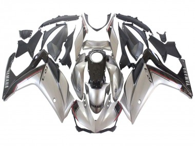 Buy 2015-2018 Yamaha YZF R3/R25 Motorcycle Fairings - Silver Black UK