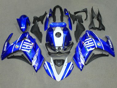 Buy 2015-2018 Yamaha YZF R3/R25 Motorcycle Fairings - Blue White Fiat UK