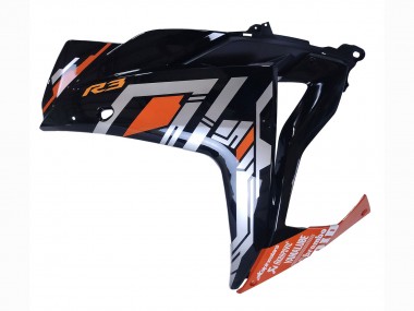 Buy 2015-2018 Yamaha YZF R3/R25 Motorcycle Fairings - Blue Orange Silver Yamalube UK