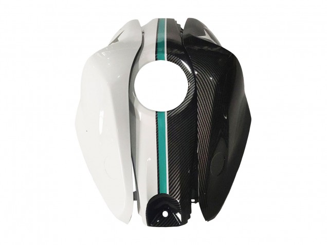 2015-2018 Yamaha YZF R3/R25 Motorcycle Fairings - White Green Glossy Black UK