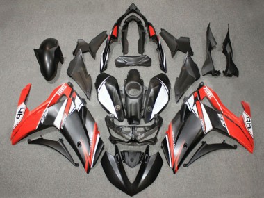 Buy 2015-2018 Yamaha YZF R3/R25 Motorcycle Fairings - White Red Matte Black 46 UK