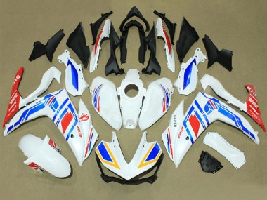 Buy 2015-2018 Yamaha YZF R3/R25 Motorcycle Fairings - White Blue Red Yamalube UK