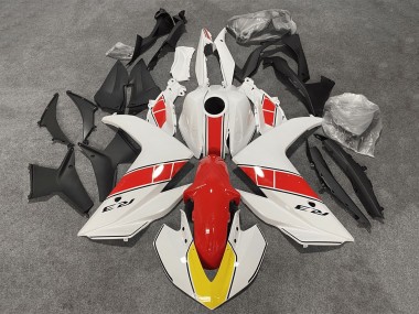 Buy 2015-2018 Yamaha YZF R3/R25 Motorcycle Fairings - White Red Black UK