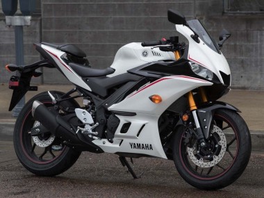 Buy 2015-2018 Yamaha YZF R3/R25 Motorcycle Fairings - White Red UK