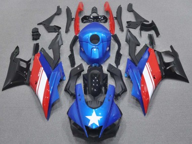 Buy 2015-2018 Yamaha YZF R3/R25 Motorcycle Fairings - Blue White Red Black UK