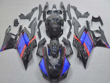 Buy 2015-2018 Yamaha YZF R3/R25 Motorcycle Fairings - Blue Red Glossy Black UK