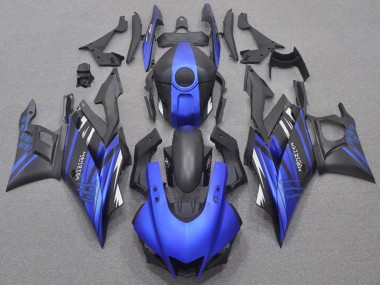 Buy 2019-2021 Yamaha YZF R3/R25 Motorcycle Fairings - Blue Matte Black Monster UK