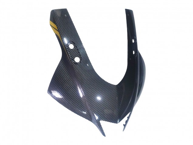 2019-2021 Yamaha YZF R3/R25 Motorcycle Fairings - Gold Black Carbon Fiber UK