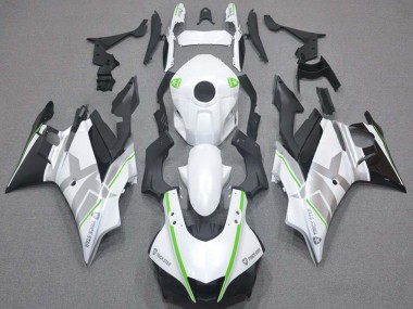 Buy 2019-2021 Yamaha YZF R3/R25 Motorcycle Fairings - White Green Silver Black UK