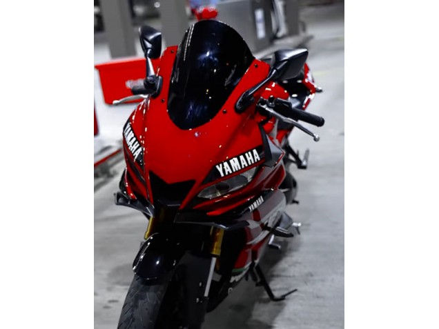 2019-2021 Yamaha YZF R3/R25 Motorcycle Fairings - Dark Red White Silver Black Valsir UK