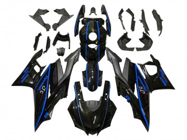 Buy 2019-2021 Yamaha YZF R3/R25 Motorcycle Fairings - Glossy Black Blue Matte Black UK