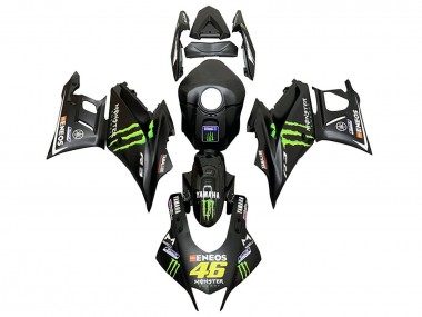 Buy 2019-2021 Yamaha YZF R3/R25 Motorcycle Fairings - Black Green ENEOS Monster 46 UK