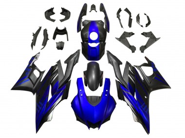 Buy 2019-2021 Yamaha YZF R3/R25 Motorcycle Fairing - Blue Matte Black UK