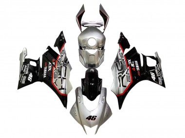 Buy 2019-2021 Yamaha YZF R3/R25 Motorcycle Fairings - Silver Red Black 46 UK