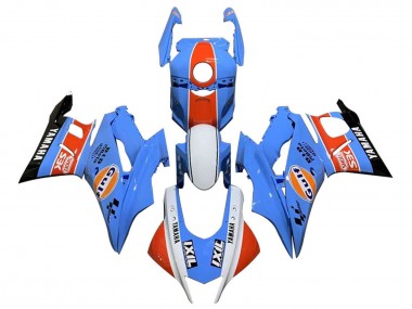 Buy 2019-2021 Yamaha YZF R3/R25 Motorcycle Fairings - Blue White Orange Black Gulf UK