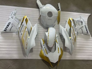 Buy 2019-2021 Yamaha YZF R3/R25 Motorcycle Fairings - White Gold Semakin Didepan UK