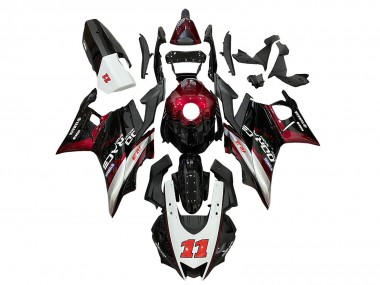 Buy 2019-2021 Yamaha YZF R3/R25 Motorcycle Fairings - White Red Black 11 UK