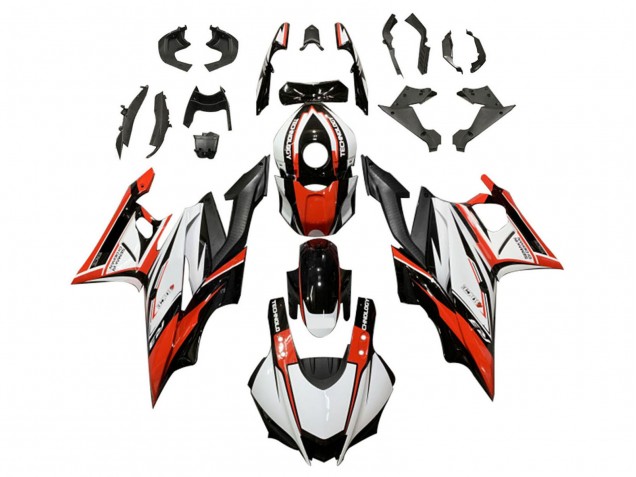 2019-2021 Yamaha YZF R3/R25 Motorcycle Fairing - White Red Black UK