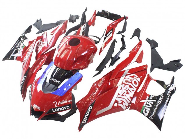 2019-2021 Yamaha YZF R3/R25 Motorcycle Fairings - Red Purple Black Valsir Lenovo UK