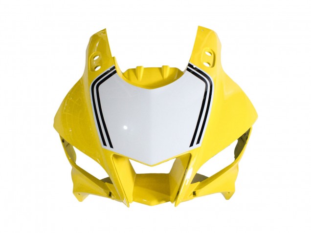 2019-2021 Yamaha YZF R3/R25 Motorcycle Fairings - Yellow White Black Stripe UK