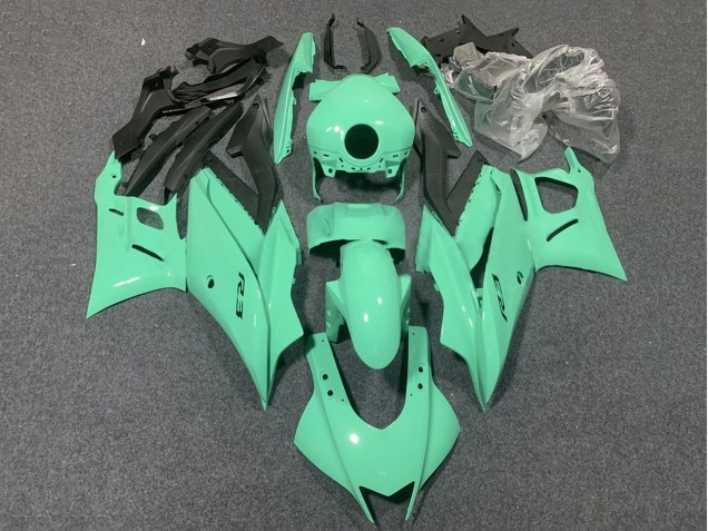 2022-2024 Yamaha YZF R3/R25 Motorcycle Fairings - Light Green UK