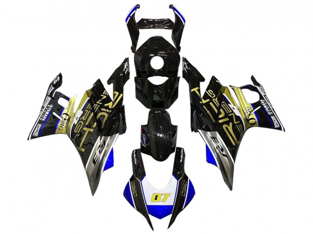 2022-2024 Yamaha YZF R3/R25 Motorcycle Fairings - White Blue Gold Glossy Black UK