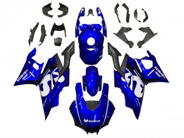 Buy 2022-2024 Yamaha YZF R3/R25 Motorcycle Fairings - Blue White Black MoviStar ENEOS UK