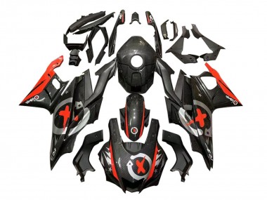 Buy 2022-2024 Yamaha YZF R3/R25 Motorcycle Fairings - Black Carbon Fiber Style Red Silver UK