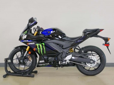 Buy 2022-2024 Yamaha YZF R3/R25 Motorcycle Fairings - Blue Green Black Monster Yamalube ENEOS UK