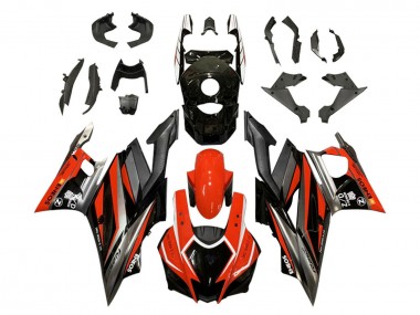 Buy 2022-2024 Yamaha YZF R3/R25 Motorcycle Fairings - Red Grey Black ENEOS UK