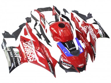 Buy 2022-2024 Yamaha YZF R3/R25 Motorcycle Fairings - Red Blue Black Lenovo Valsir UK
