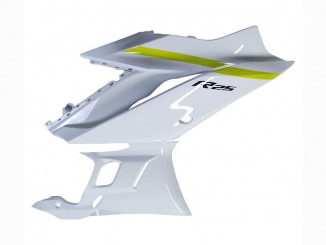 2022-2024 Yamaha YZF R3/R25 Motorcycle Fairings - White Yellow Black UK