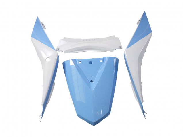 2022-2024 Yamaha YZF R3/R25 Motorcycle Fairings - White Light Blue UK