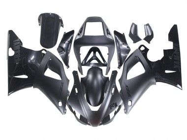 Buy 1998-1999 Yamaha YZF 1000 R1 Motorcycle Fairings - Matte Black Glossy Black UK