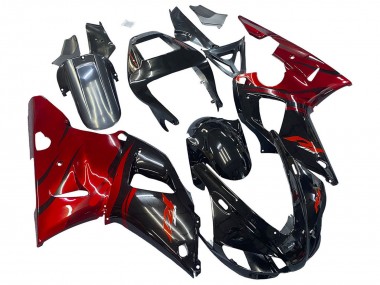 Buy 1998-1999 Yamaha YZF 1000 R1 Motorcycle Fairings - Glossy Black Red UK