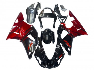 Buy 1998-1999 Yamaha YZF 1000 R1 Motorcycle Fairings - Glossy Black Red UK