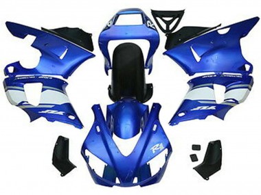 Buy 1998-1999 Yamaha YZF 1000 R1 Motorcycle Fairings - Blue White Glossy Black UK
