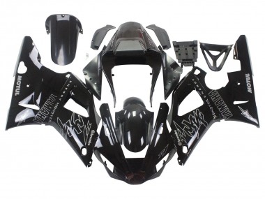 Buy 2000-2001 Yamaha YZF 1000 R1 Motorcycle Fairings - Glossy Black White Monster Motul UK
