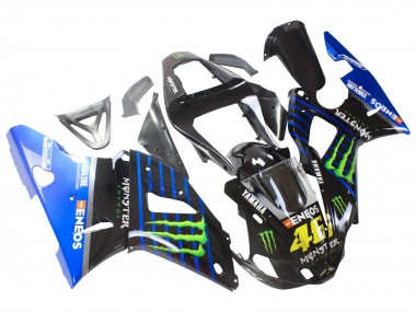 Buy 2000-2001 Yamaha YZF 1000 R1 Motorcycle Fairings - Blue Black Green Monster Yamalube ENEOS 46 UK