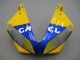 2000-2001 Yamaha YZF 1000 R1 Motorcycle Fairings - White Yellow Blue Motul Camel UK